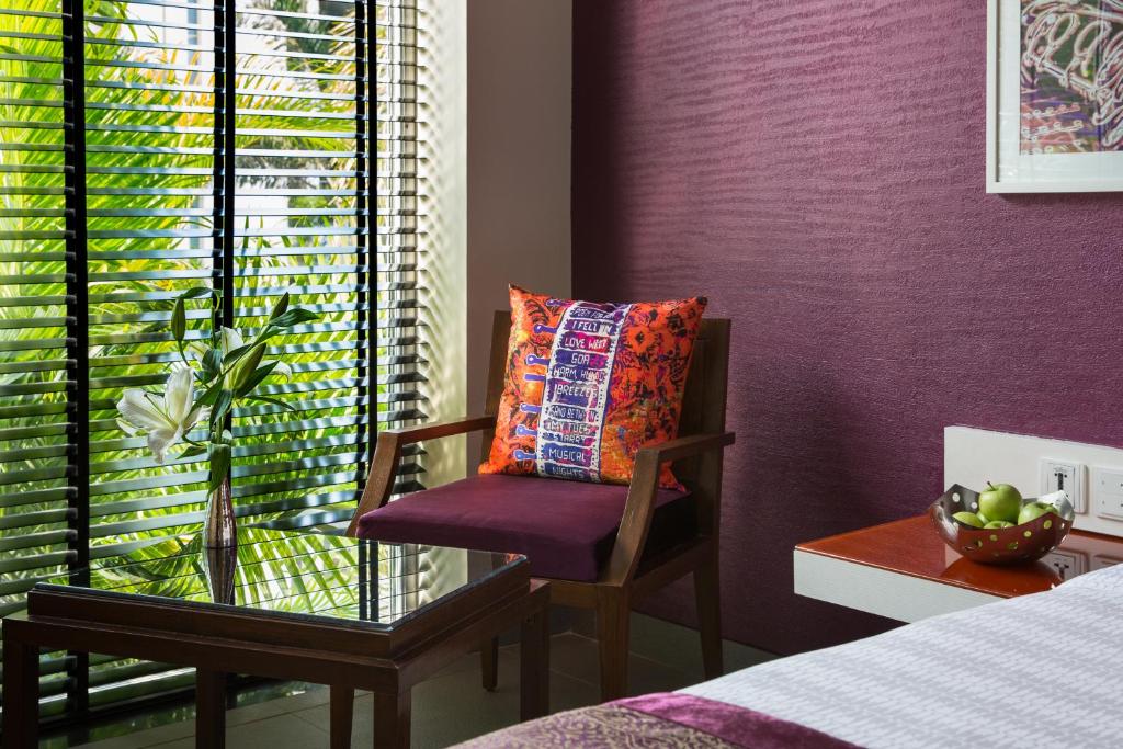 Postel nebo postele na pokoji v ubytování Hard Rock Hotel Goa Calangute