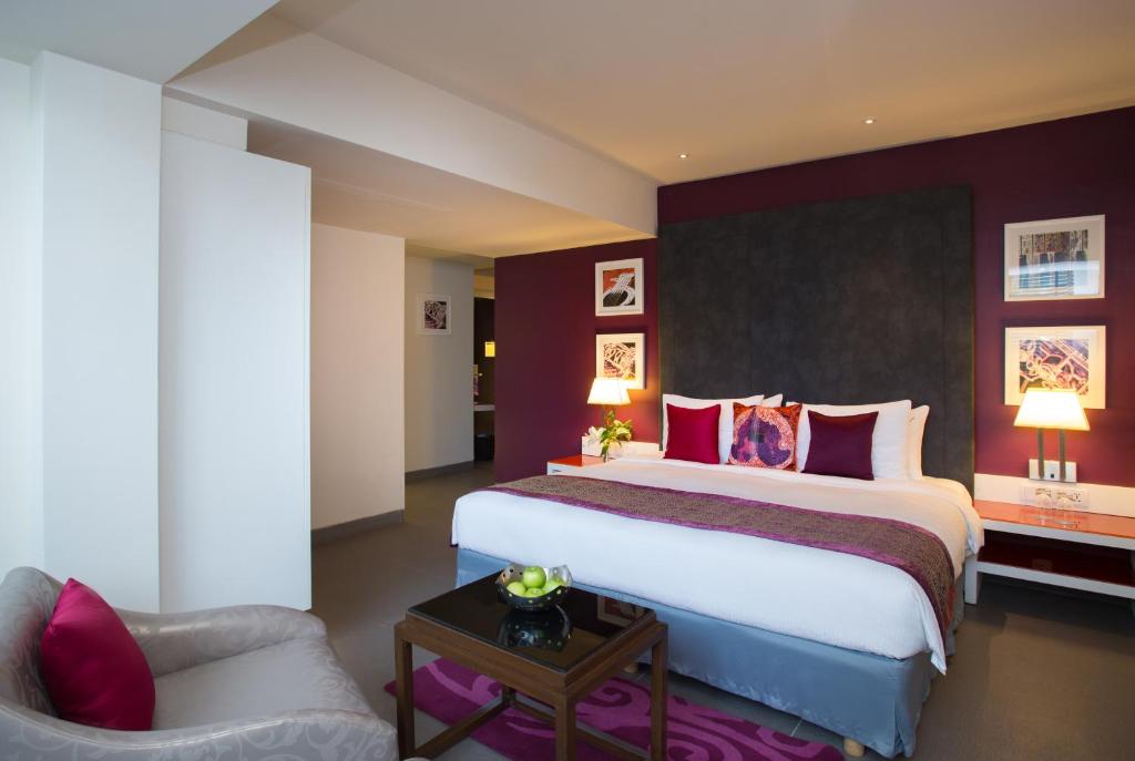 Postel nebo postele na pokoji v ubytování Hard Rock Hotel Goa Calangute