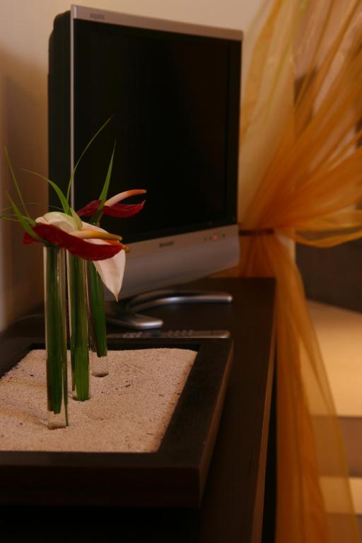 TV a/nebo společenská místnost v ubytování Ocean Villas Hotel