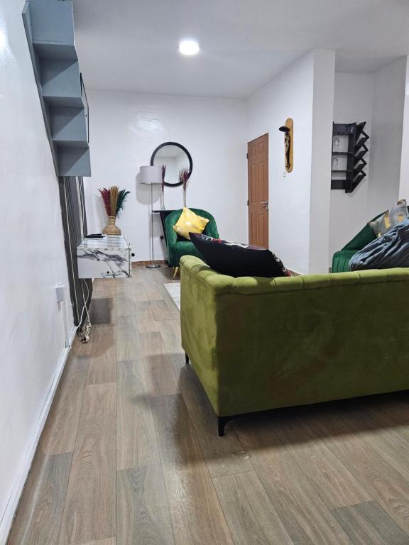 Posezení v ubytování Pearl Homes