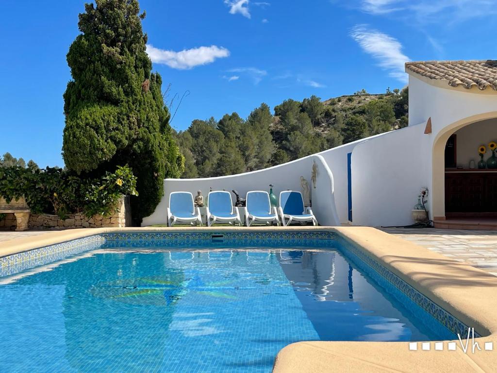 Bazén v ubytování VH CostaBlanca - CASA MORA nebo v jeho okolí