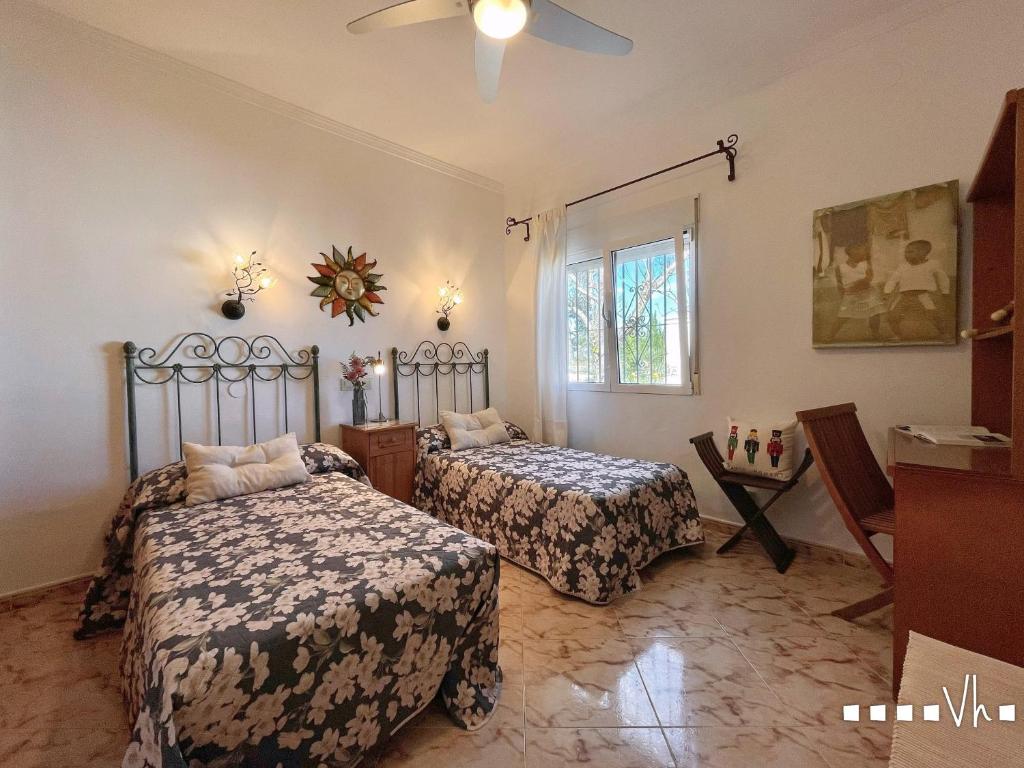 Postel nebo postele na pokoji v ubytování VH CostaBlanca - CASA MORA