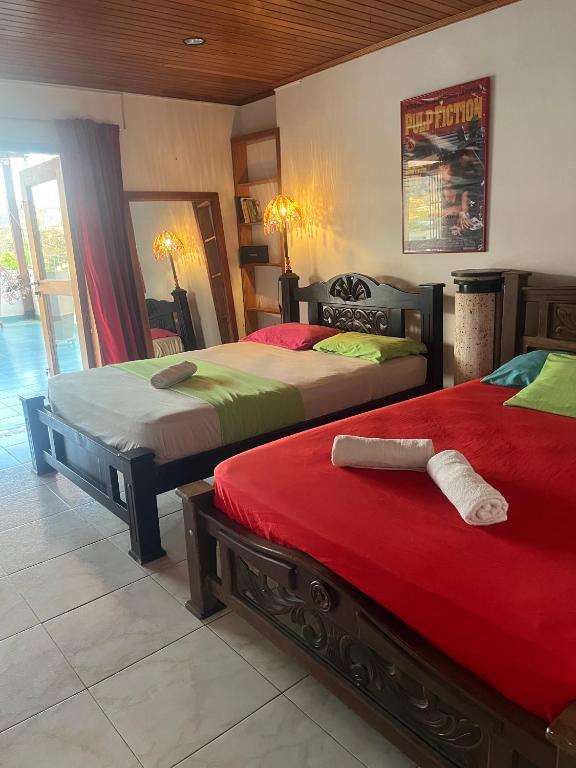 Postel nebo postele na pokoji v ubytování Lodging Gosen