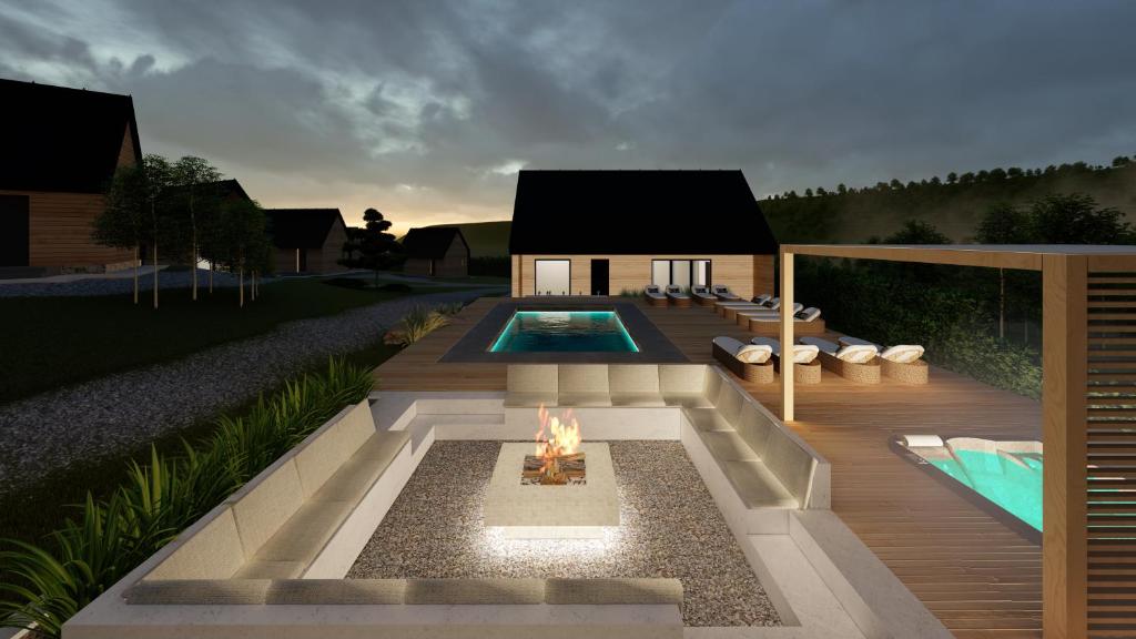 Bazén v ubytování Trusko Resort - Small Luxury Hotels of the World nebo v jeho okolí