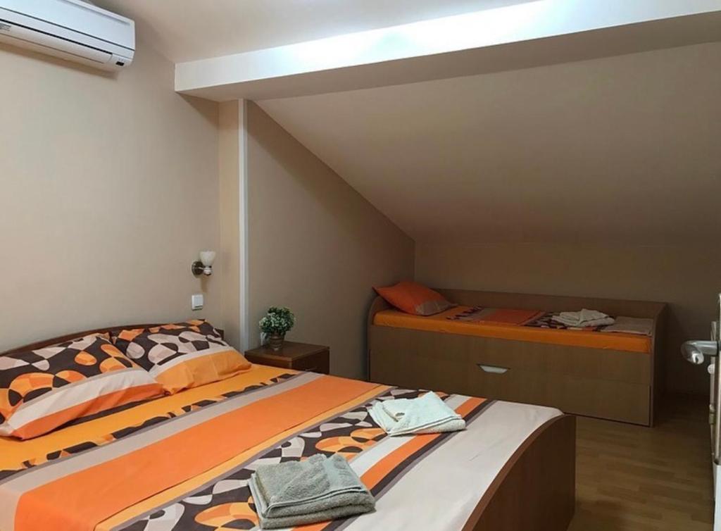 Krevet ili kreveti u jedinici u objektu KONAK ViLA MIRKOVIĆ