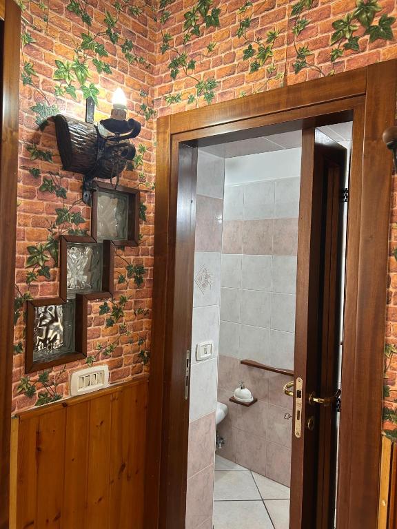 Koupelna v ubytování La Tavernetta