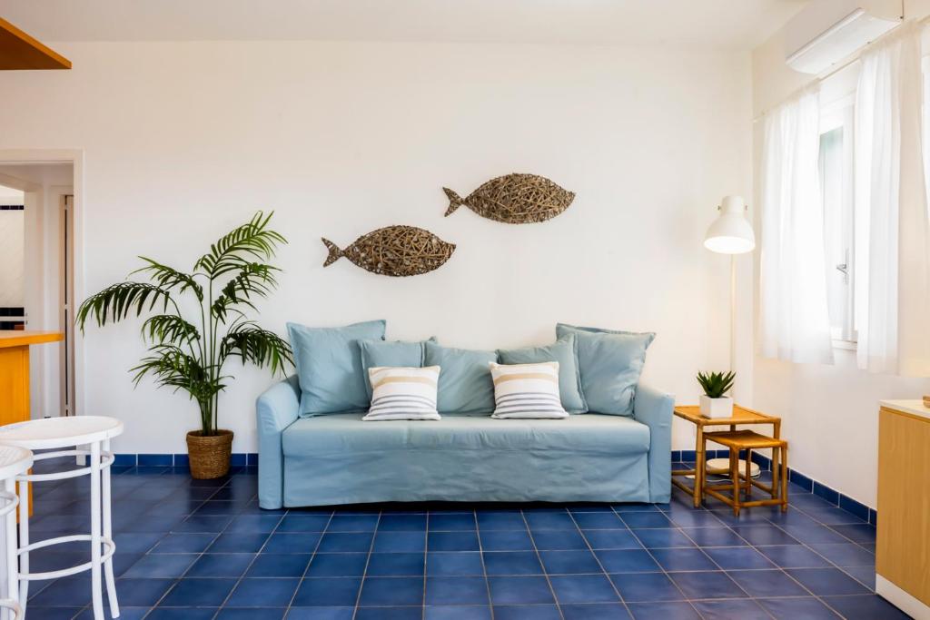 A seating area at Villa Vulcano
