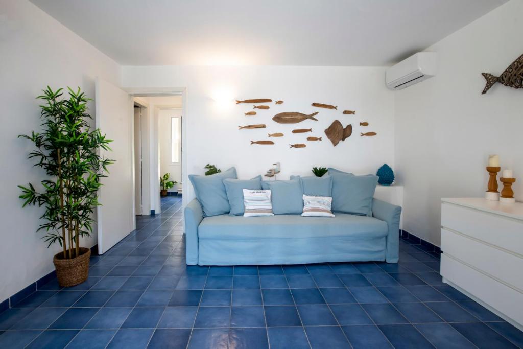 A seating area at Villa Vulcano