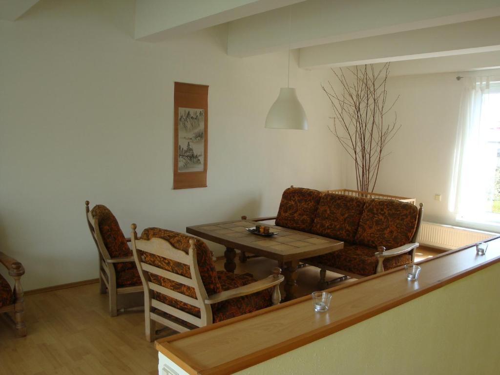 Posezení v ubytování Apartmán Wolkrovka