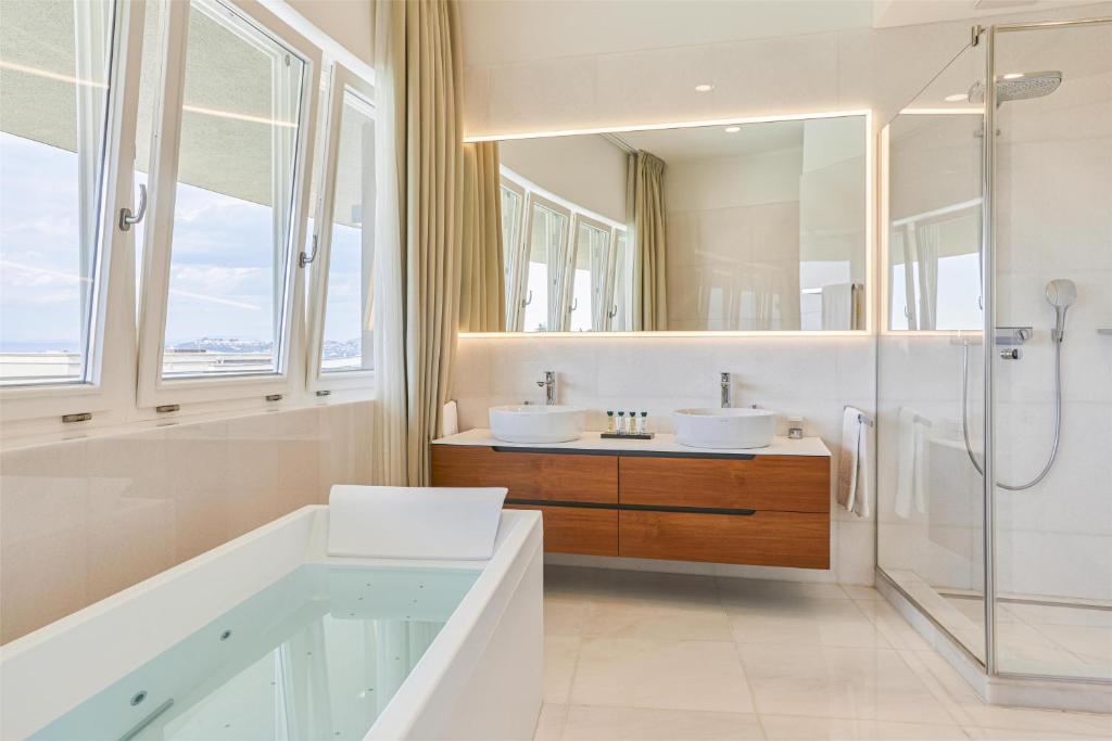 Koupelna v ubytování Kempinski Hotel Adriatic Istria Croatia