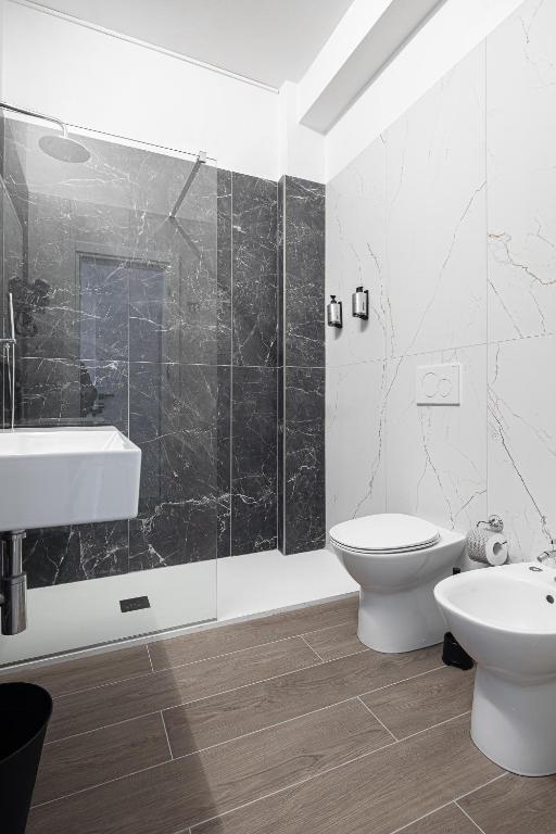 Koupelna v ubytování Hotel Levante Cesenatico