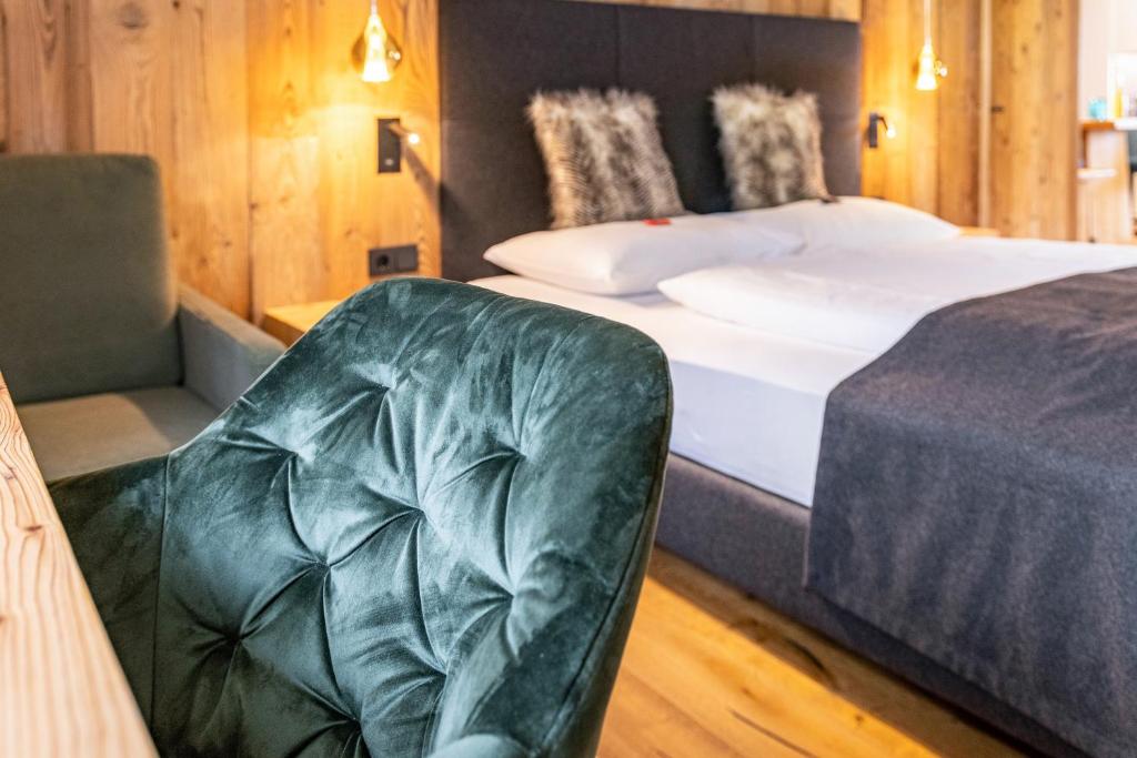 Postel nebo postele na pokoji v ubytování Chalet Ortles Apt ll