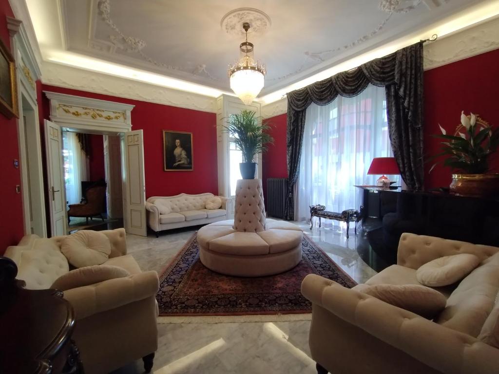 Posezení v ubytování NOBILI LIBARDI - VILLA BASEVI