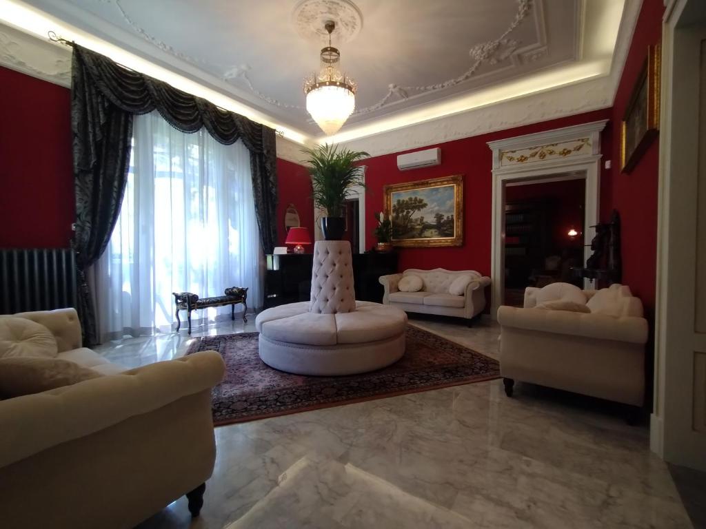 Posezení v ubytování NOBILI LIBARDI - VILLA BASEVI