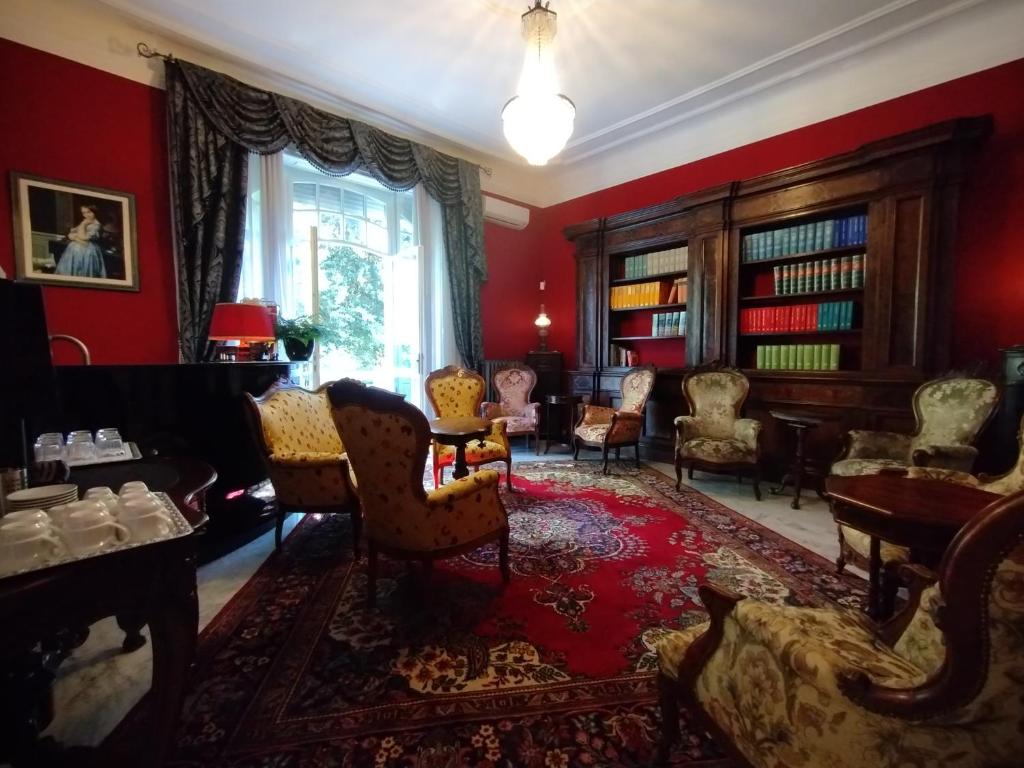 Posezení v ubytování NOBILI LIBARDI - VILLA BASEVI