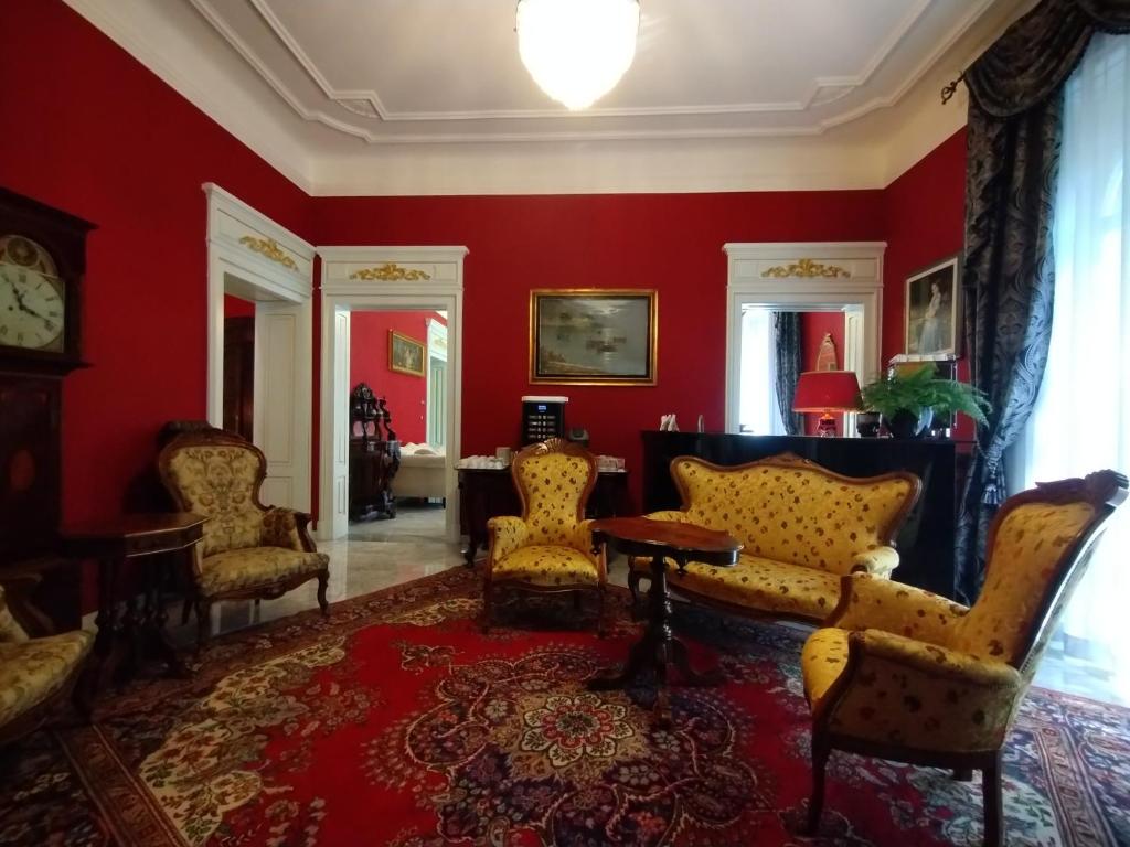 Posezení v ubytování NOBILI LIBARDI - VILLA BASEVI