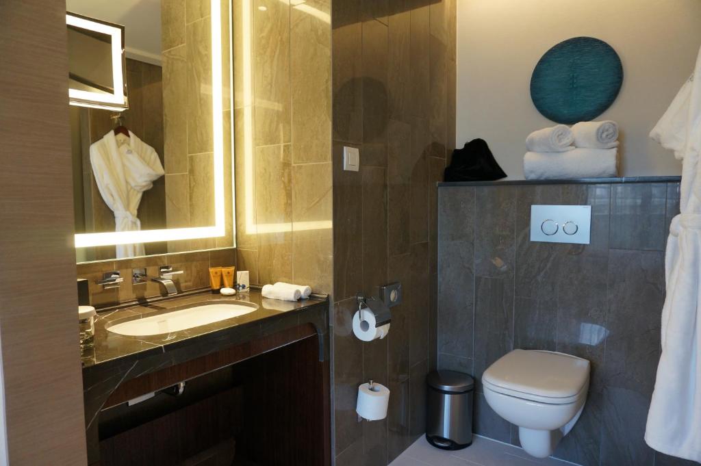 Koupelna v ubytování Tangla Hotel Brussels