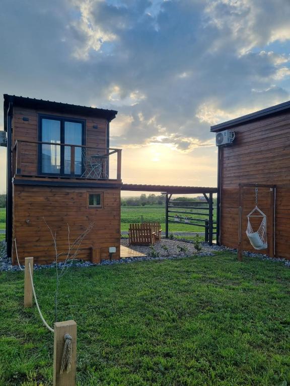 Zahrada ubytování Natura Bungalow