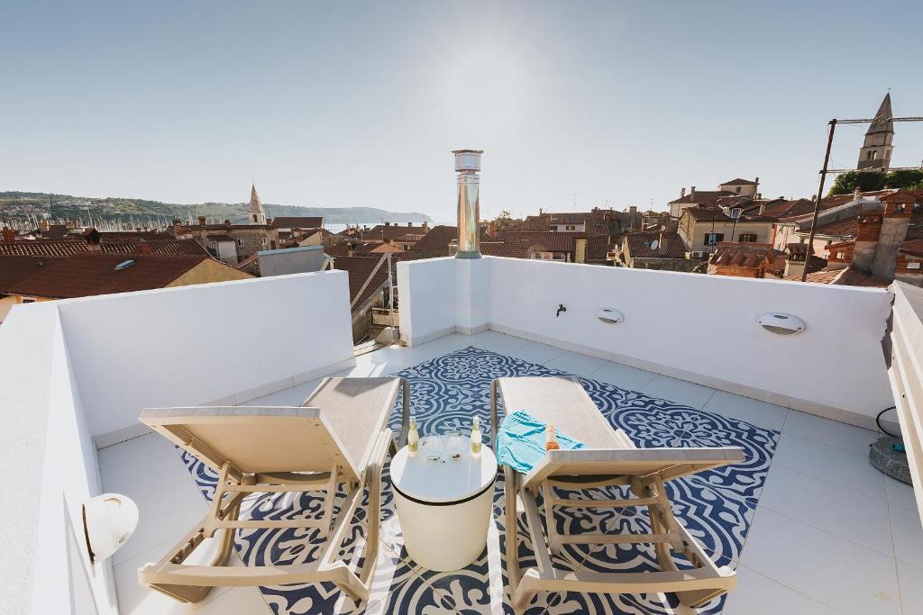 Μπαλκόνι ή βεράντα στο Isolana City Center Suite Rooftop Terrace