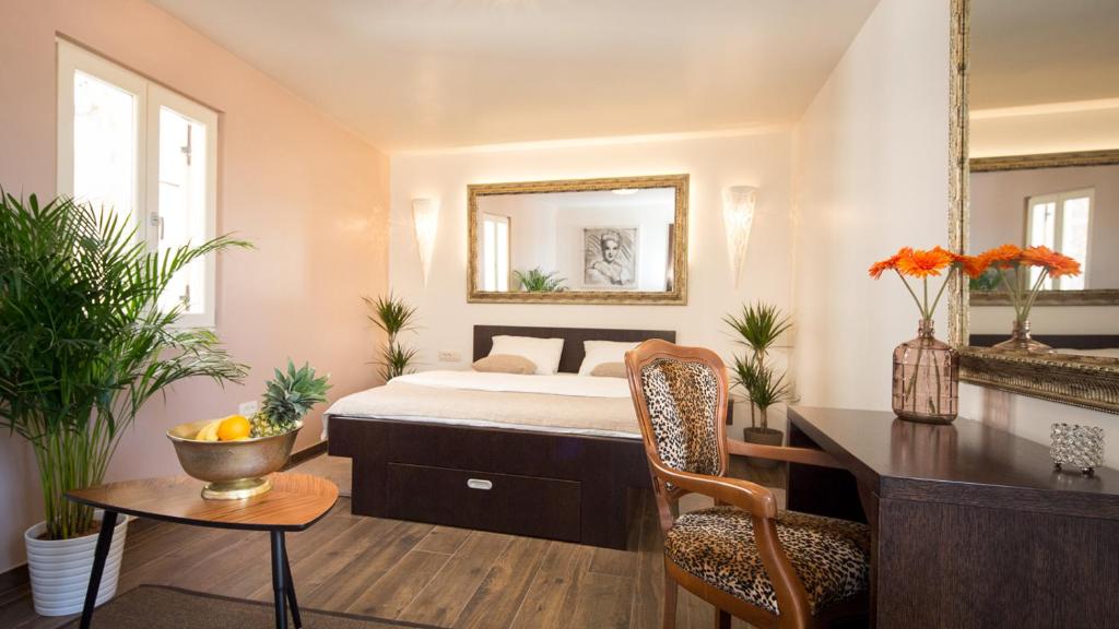 Katil atau katil-katil dalam bilik di Apartment Shambala Sea View