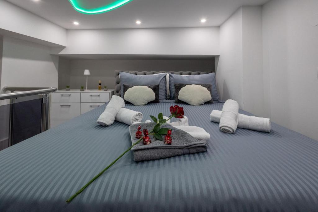 Letto o letti in una camera di Matija Lux2