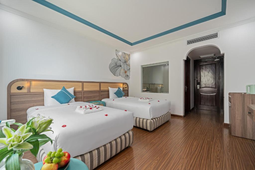Phòng Deluxe Giường Đôi/2 Giường Đơn Nhìn Ra Góc Biển