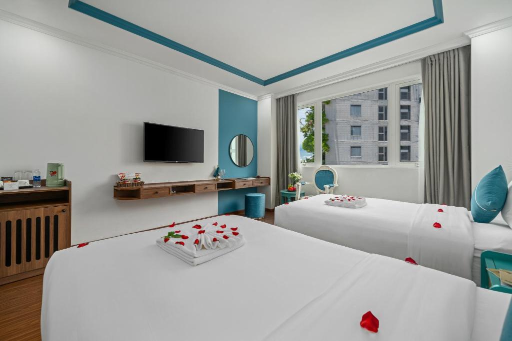 Phòng Premium Giường Đôi/2 Giường Đơn Nhìn Ra Góc Biển