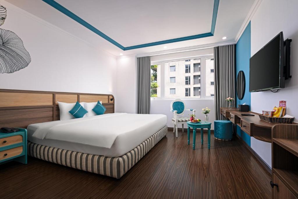 Phòng Premium Giường Đôi/2 Giường Đơn Nhìn Ra Góc Biển