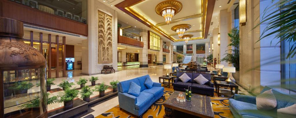 Posezení v ubytování Huizhou Kande International Hotel