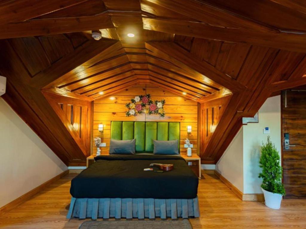 Voodi või voodid majutusasutuse The Hosteller Shimla, Valley View toas