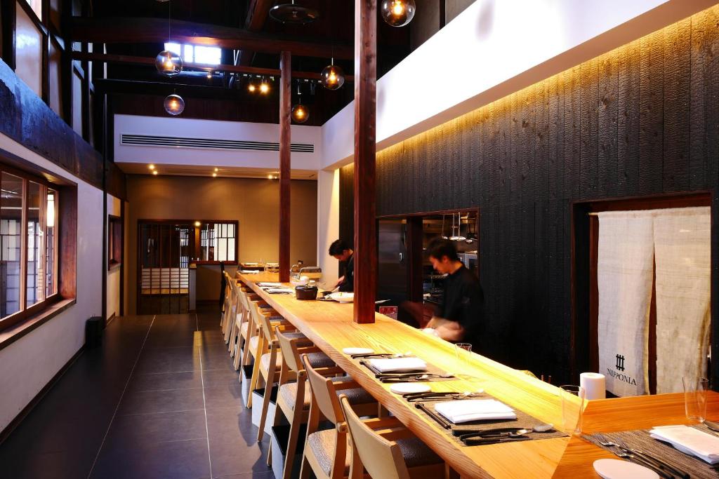 Restaurace v ubytování NIPPONIA HOTEL NARA NARAMACHI