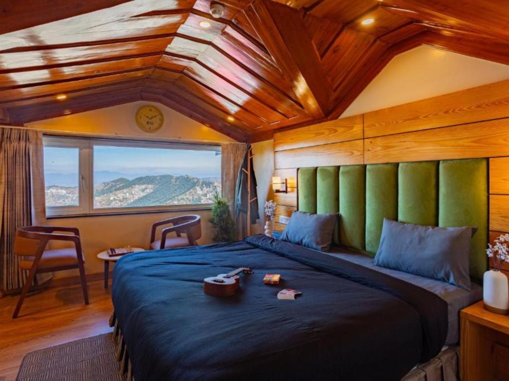 Voodi või voodid majutusasutuse The Hosteller Shimla, Valley View toas