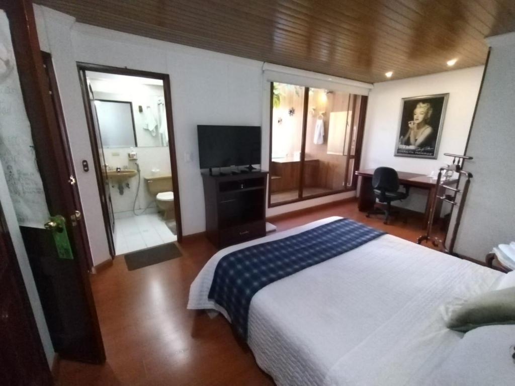Postel nebo postele na pokoji v ubytování Elias Di Caprio - Habitaciones -