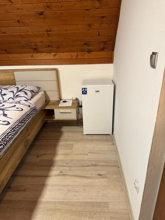Kuchyň nebo kuchyňský kout v ubytování Rooms MARETČ