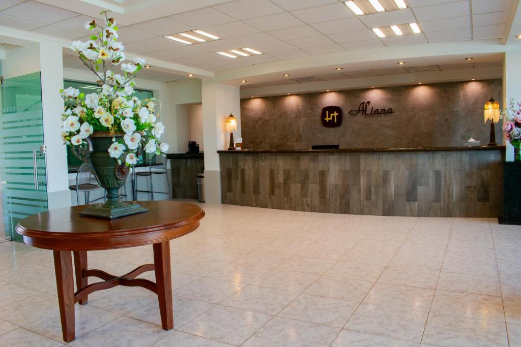Vstupní hala nebo recepce v ubytování Hotel Aliana
