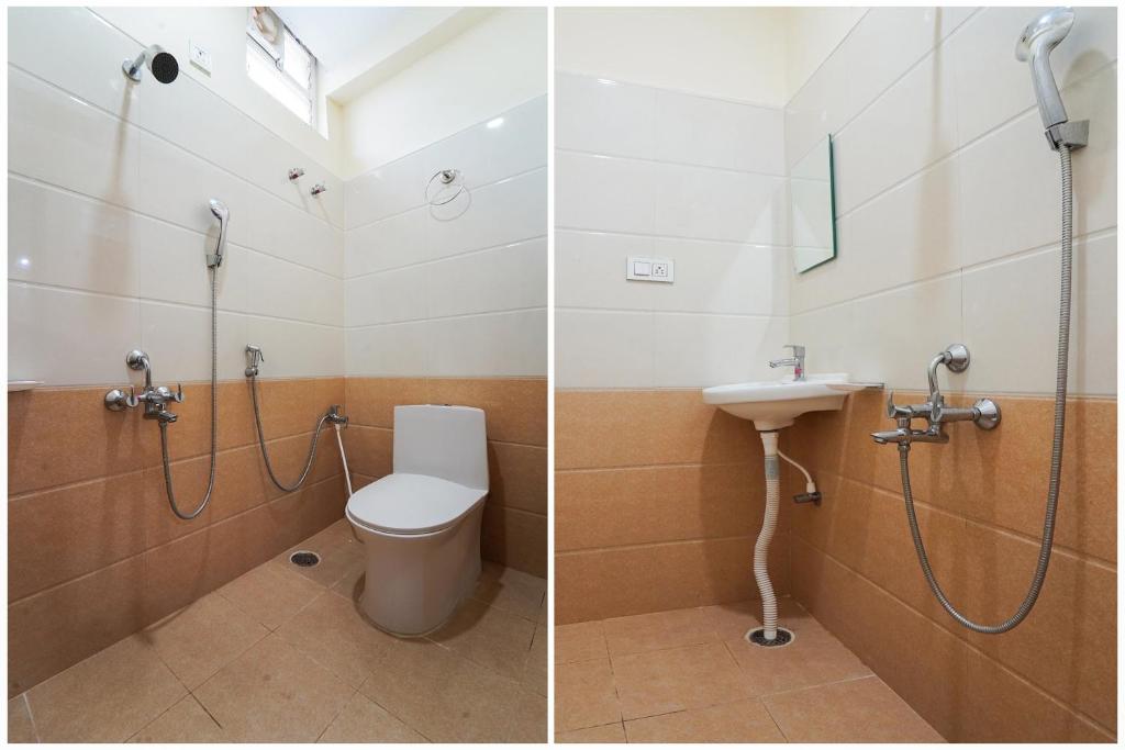 Koupelna v ubytování Hotel O GM