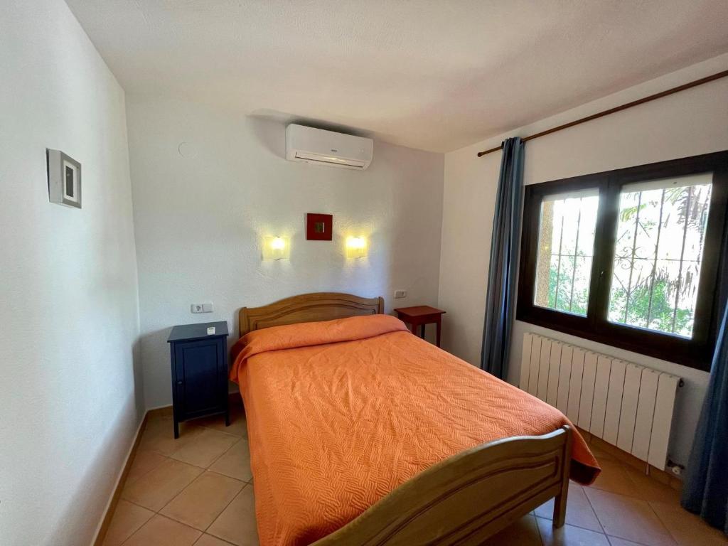 A bed or beds in a room at Villa María - Salco la Cumbre