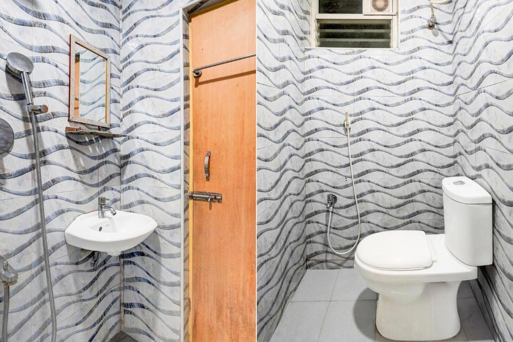 Koupelna v ubytování Super Hotel O Arcot Road Porur