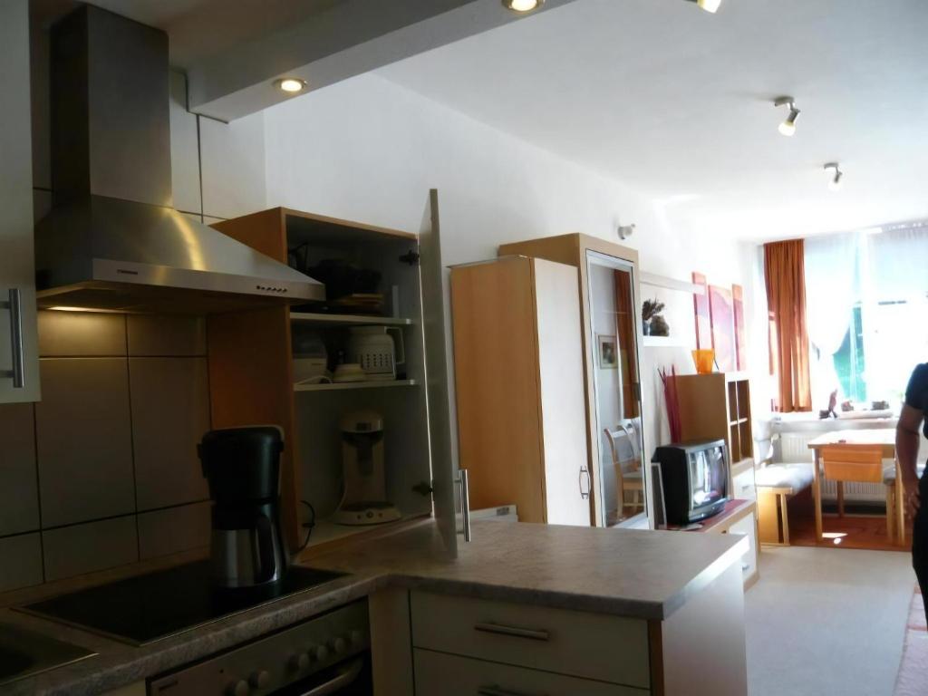 Kuchyň nebo kuchyňský kout v ubytování Haus Falkenberg 201