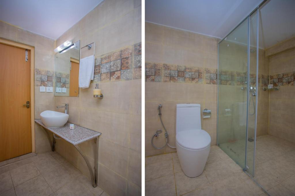 Koupelna v ubytování OYO 262 Hotel Kumari