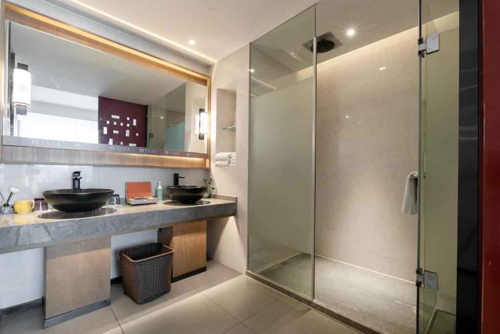 Koupelna v ubytování Mansion New Century Hotel Chengdu Wuhou