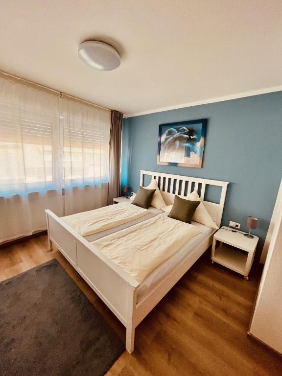 Postel nebo postele na pokoji v ubytování Gasthaus Stammbaum