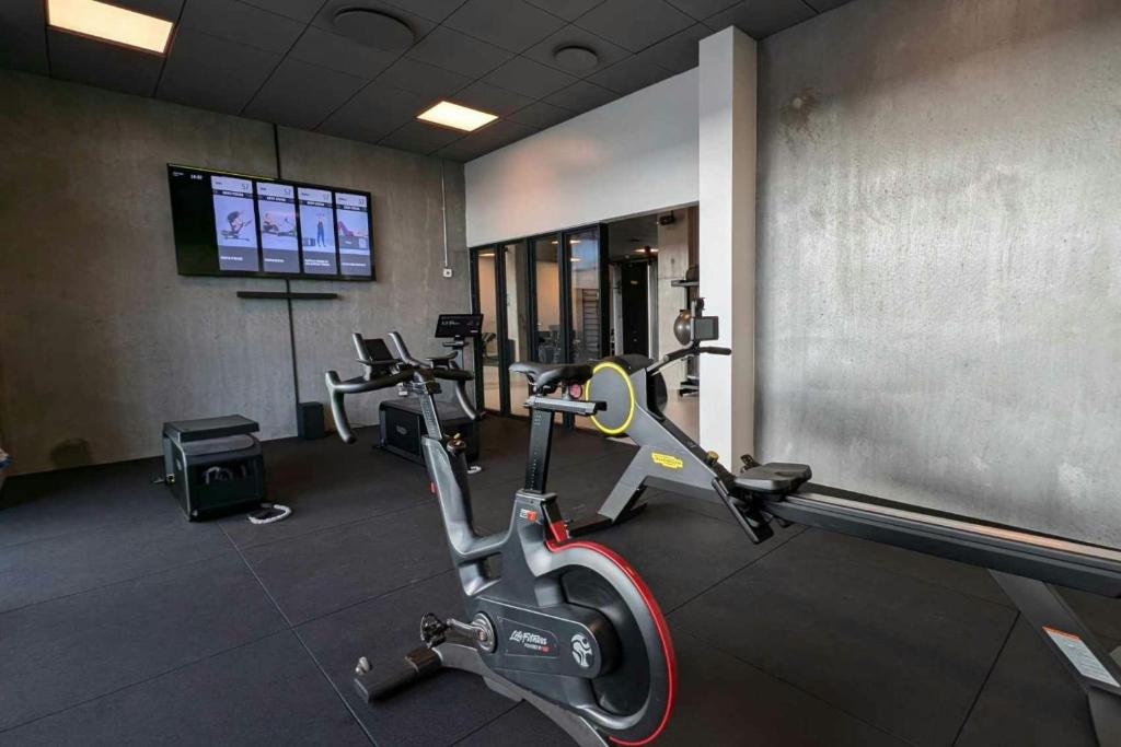 Fitness centrum a/nebo fitness zařízení v ubytování Four Points Flex by Sheraton Horsens