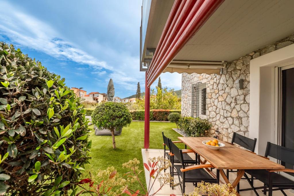 Zahrada ubytování Tyros Boutique Houses Villas