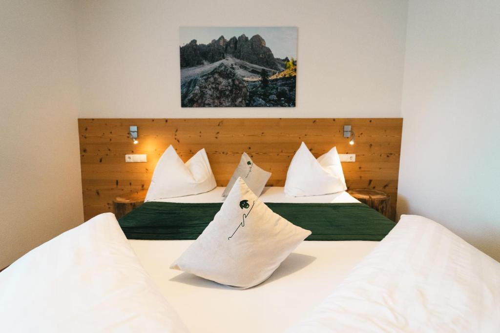 Postel nebo postele na pokoji v ubytování Residenz Erschbaum