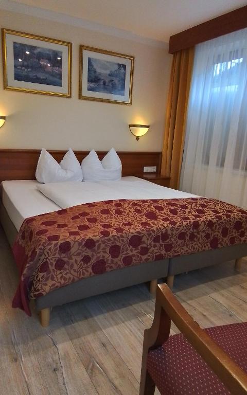 Een bed of bedden in een kamer bij Hotel Beretta