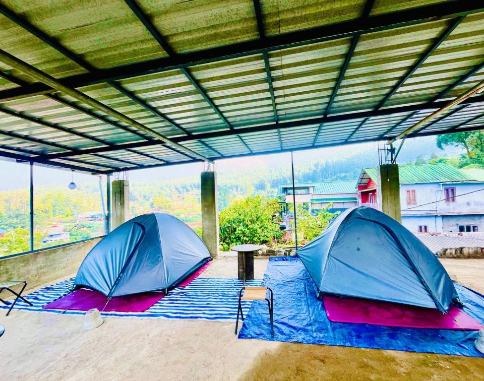 Příroda nedaleko luxury tent