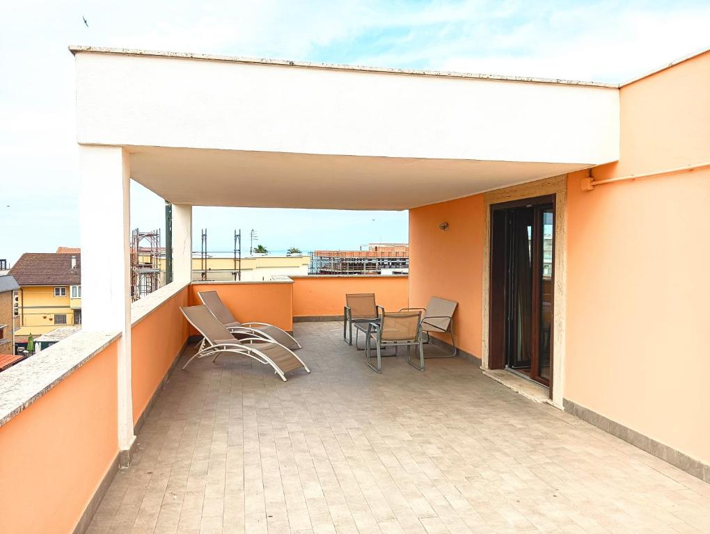 Balkón nebo terasa v ubytování Hotel Riviera Fiumicino