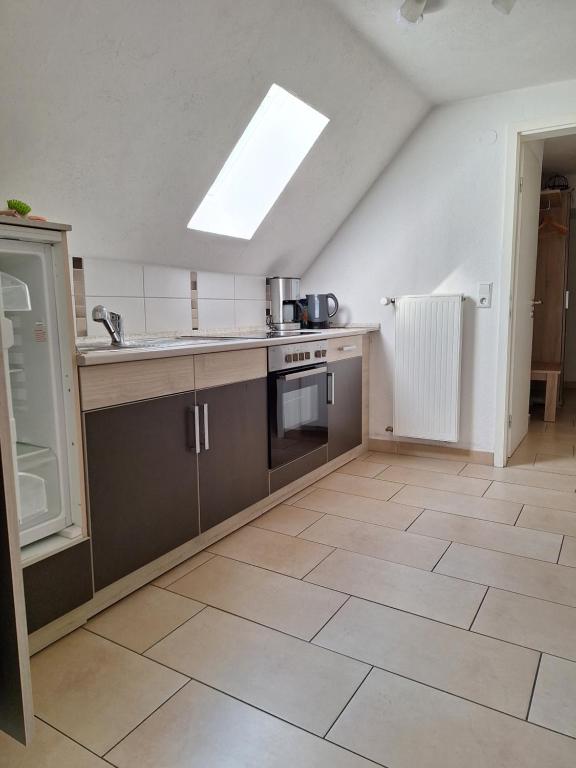 Kuchyň nebo kuchyňský kout v ubytování Baumeisterhaus