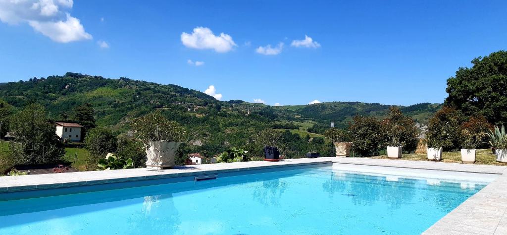 Nespecifikovaný výhled na hory nebo výhled na hory při pohledu z bed and breakfast